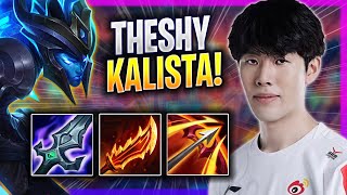 THESHY CRAZY NEW META KALISTA TOP  WBG TheShy Plays Kalista TOP vs Ksante  Season 2023 [upl. by Iaj]