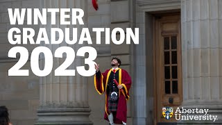 Abertay Universitys 2023 Winter Graduation Ceremony [upl. by Bartko661]