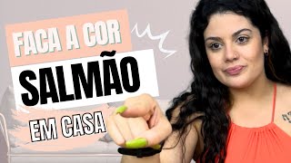 Como fazer a cor Salmão [upl. by Odette]