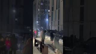 Kazakhstan Earthquake 70 magnitude In Almaty people run out into the street [upl. by Remmer728]