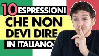 10 Espressioni Maleducate Molto Usate In Italia Sub ITA  Imparare l’Italiano [upl. by Rikahs]