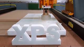 Corte de XPS 50mm em Router CNC  Nina Gold PLUS [upl. by Godspeed616]