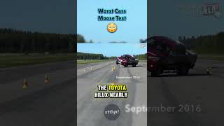 These Cars Failed the Moose Test 😱🚗💥 [upl. by Ziana]