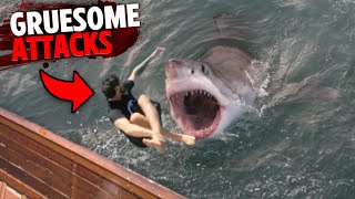 The Most GRUESOME Great White Shark Attacks MARATHON [upl. by Kciderf58]