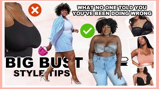 BIG BUST STYLE HACKS Bra Fitting Tips amp Must Haves  Best Bras DDD Recommendations ♡ [upl. by Cordova]