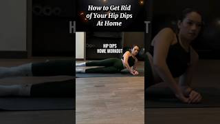 Get rid of hip dips at home hipdips homeworkout shorts [upl. by Heron]