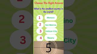 What is the smallest country in the world [upl. by Cato]