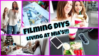 FILMING DIYs  LIVING AT MIAS Vlogmas Day 14 [upl. by Conan58]