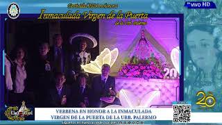 🔴ENVIVO Tercer día de Quinario en Honor a la Inmaculada Virgen de la Puerta de la Urb Palermo [upl. by Vershen]