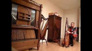 Harpist Regina Ederveen plays an old Dutch song Slaap kindje slaap [upl. by Nawed]