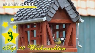 Vogelhaus aus Fachwerk mit Regenrinne in Handarbeit  Top 10 der besten Geschenkideen [upl. by Haldas]