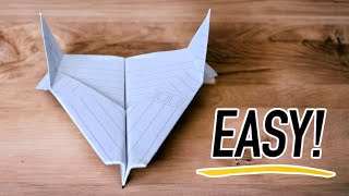 How To make a Flyng paper Airplane shaped wolf head [upl. by Prober]