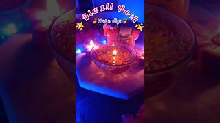 DIY water glass diya🪔 Diwali Hack✨ part2 diwalidecor hacks waterdiya shortsfeed youtube [upl. by Cthrine552]