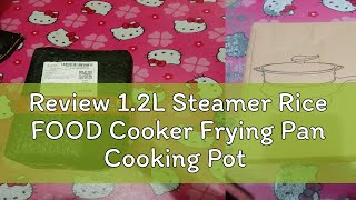 Review 12L Steamer Rice FOOD Cooker Frying Pan Cooking Pot Double Layer Multifunctional NonStick [upl. by Oiragelo]