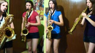 Saxophone Quartet  Dont Get Around Much Anymore [upl. by Maribel]