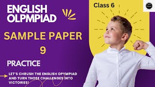 International English Olympiad Class 6 Sample Practice Paper 9 [upl. by Golliner561]