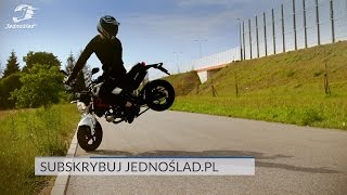 Motorynka Romet Pony 2016 Testuje Damian Kreller Stunt Rider  Jednośladpl [upl. by Clapper]