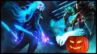 TOP 10 HalloweenHarrowing Skins League of Legends [upl. by Sobmalarah]