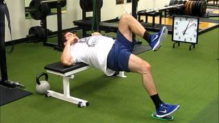 Single Leg Hip ThrustLeg Curl Combo [upl. by Kittie]