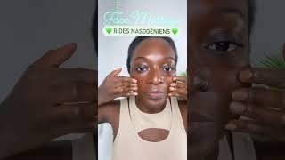 Éliminer les sillons nasogéniens naturellement avec le massage ✨ short facemassage skincare [upl. by Ramsay]