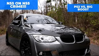 N55 on N55 crime Pure Stage 2 vs Single Turbo [upl. by Connor]