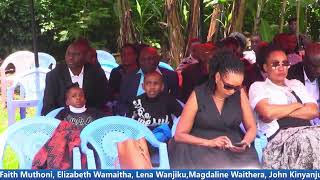 David Wainaina Kinyajui Funeral service [upl. by Terbecki225]