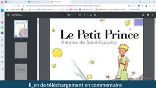 Le petit prince Antoine de SaintExupéry pdf 2023 [upl. by Salot]