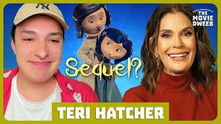 Teri Hatcher Wants To Make A Coraline 2 🐈‍⬛  The Movie Dweeb [upl. by Bohs]