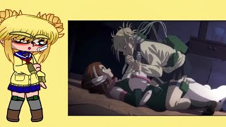 toga reacts to toga vs uraraka ft ochaco [upl. by Ahseiyk]