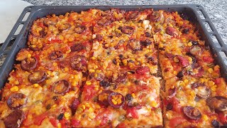 Pizza Tarifi Meryemin Lezzetli Yemek Tarifleri Kahvaltılık Tarifler Nefis Nasıl Yapılır Poğaça [upl. by Hawken345]