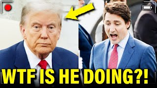 LEAK Trump Threatens ALL OF CANADA in Private Meet [upl. by Ahaelam]