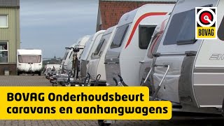 Onderhoudsbeurt Caravan  Caravans en Aanhangwagens  BOVAG [upl. by Airol]