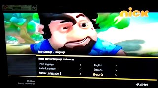 How to Change the language of regional channels in Airtel Dish TV  Language Change Airtel Digital T [upl. by Niliac]