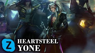 Heartsteel Yone LOL Skin Spotlight  PreRelease [upl. by Ettelimay]