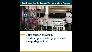 Continuous Hardening and Tempering Furnace  Precision Controls [upl. by Akenat]