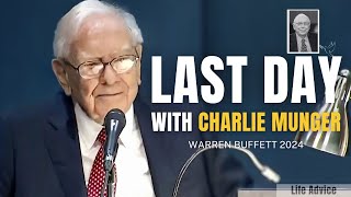 Warren Buffett on One Last Day with Charlie Munger  Berkshire Hathaway 2024 [upl. by Lidaa]