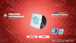 Fortnite Kapitel 5 Saison 1  WinterfestGeschenke Tag 9 [upl. by Esilana470]