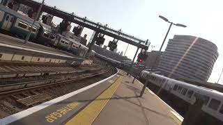 South Western Railway Class 455 8 car Departure London Waterloo for Chessington South [upl. by Suirred]