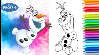 Frozen disegna Olaf disegno Olaf  How to Draw Olaf [upl. by Ahsinert859]