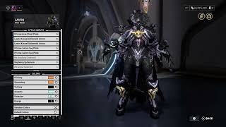 warframe LAVOS 4th skin fashionframe with details [upl. by Sivrep]