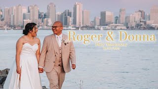 Roger amp Donna Full Wedding [upl. by Ruyam]