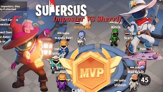 Super Sus gameplay Imposter vs Sheriffwho got MVP [upl. by Aelgna76]