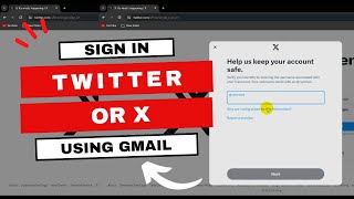 How to Sign in to Your Twitter Account Using Gmail Simple StepbyStep Guide [upl. by Sivrep]