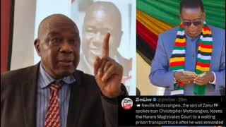 Shocking🤯ZanuPF tightens screws on Chris Mutsvangwa son after adzoserwa muJail zvakare💔😳 [upl. by Budworth]