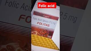 Folic acid 5mg tablet kis kaam aati hai  Folic acid 5mg tablet use in hindi  folicacid [upl. by Wanfried444]