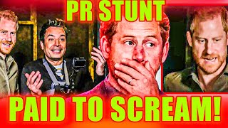 📌PAID TO SCREAM Staff Reveal SHOCKING TRUTH Behind Harry’s Haunted House Stunt on Jimmy Fallon📌 [upl. by Gilligan980]