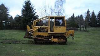 1976 Komatsu D45A Dozer with Hyster Winch [upl. by Lanae]