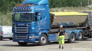 Scania R500 V8 DMS Entreprenad [upl. by Roath]