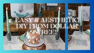 ELEVATE DOLLAR TREE VASE  EASY amp AESTHETIC DIY [upl. by Rett]