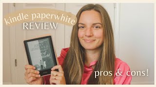 Kindle Paperwhite Review 2024  HONEST review one year later [upl. by Onitselec943]